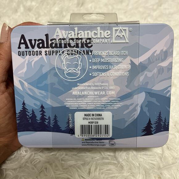 Avalance Beard Oil Collection 3 pack + tin, sandalwood-eucalyptus-bourbon & oak - Picture 4 of 7